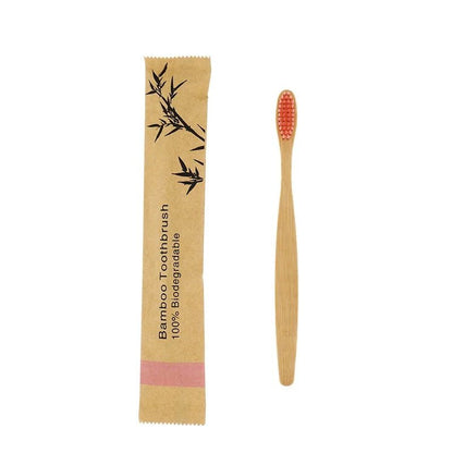 10 Pack of Eco Friendly Bamboo Toothbrushes - Alumis