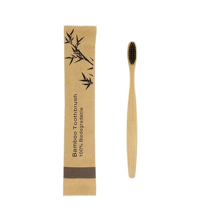 10 Pack of Eco Friendly Bamboo Toothbrushes - Alumis