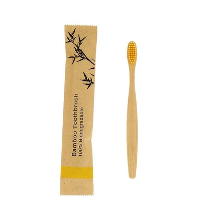 10 Pack of Eco Friendly Bamboo Toothbrushes - Alumis