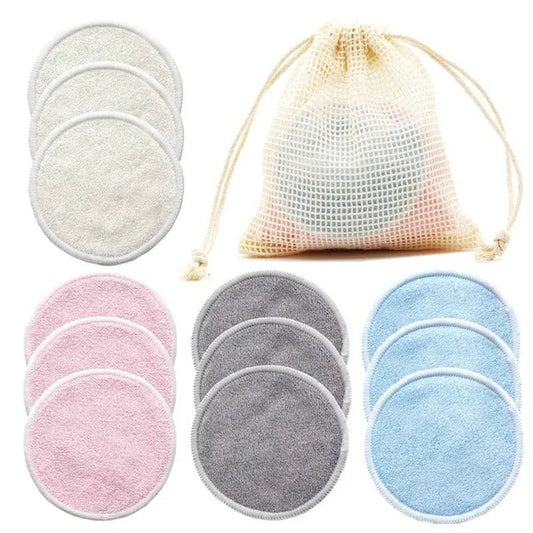 12PC Reusable Bamboo Cotton Pads - Alumis