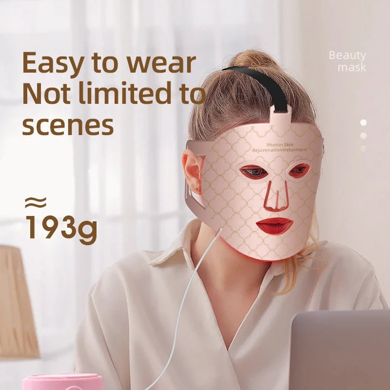 4 in 1 Red Led Light Anti Aging Mask - Alumis