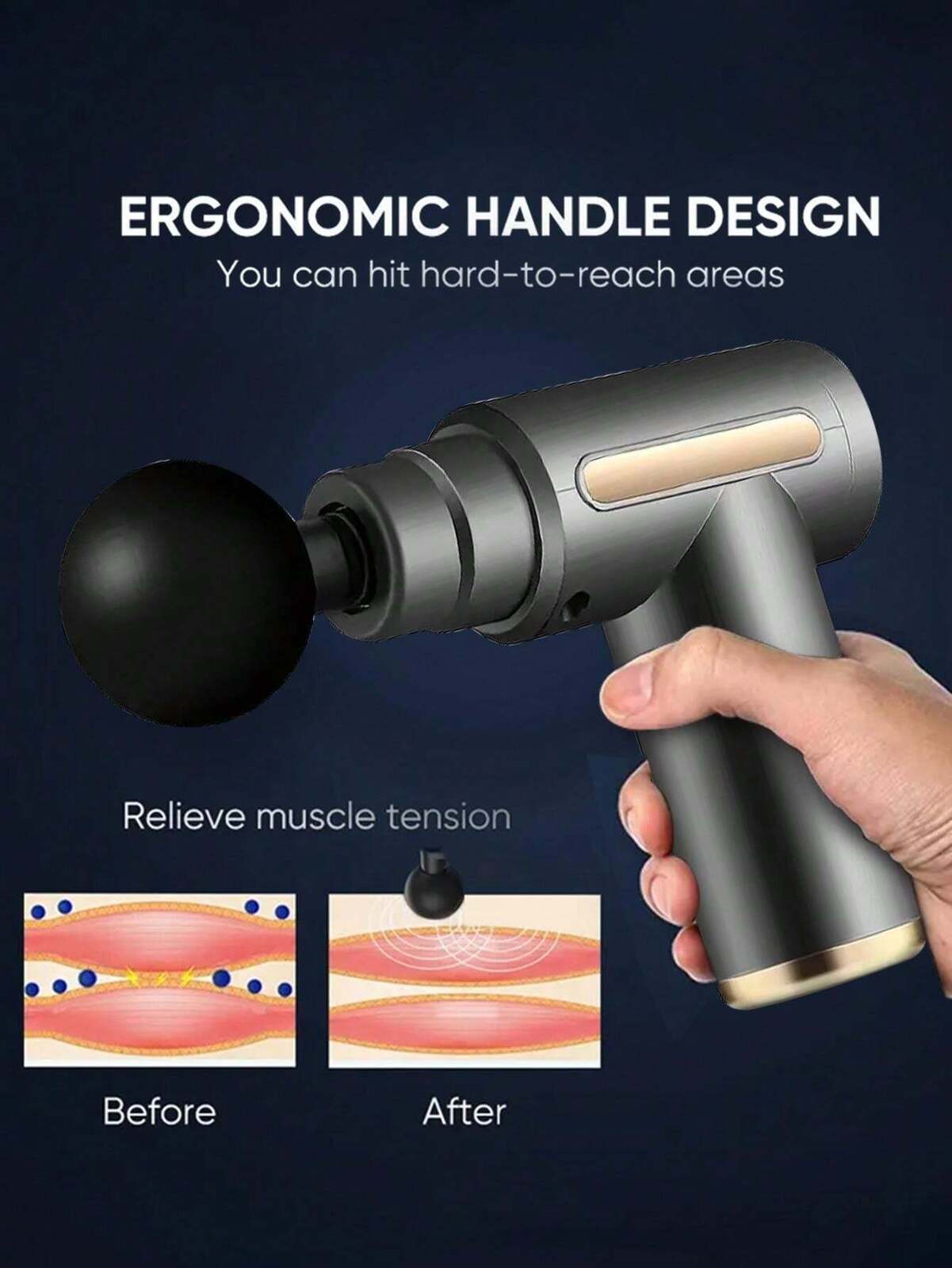 4 Speed Massage Gun - Alumis