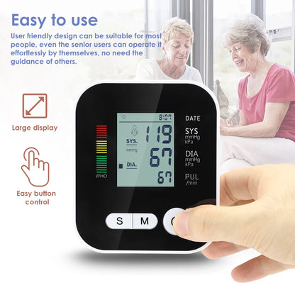 Large LCD Digital Blood Pressure Monitor