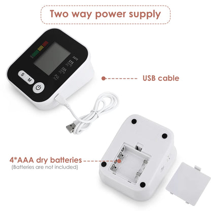 Large LCD Digital Blood Pressure Monitor