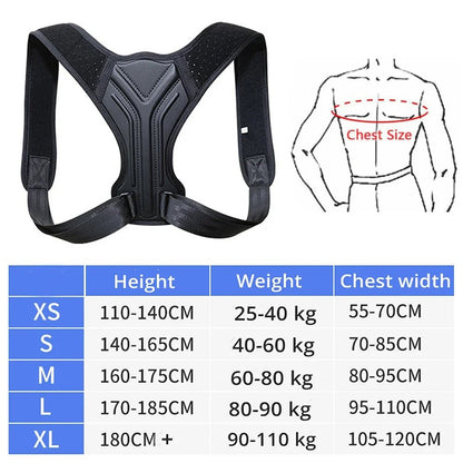 Adjustable Posture Corrector Brace - Alumis