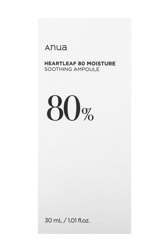 Anua, Heartleaf 80% Moisture Soothing Ampoule, (30 ml) - Alumis