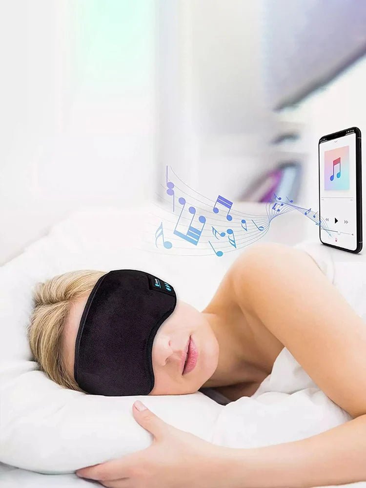 Bluetooth Eye Mask Headband With Speakers - Alumis