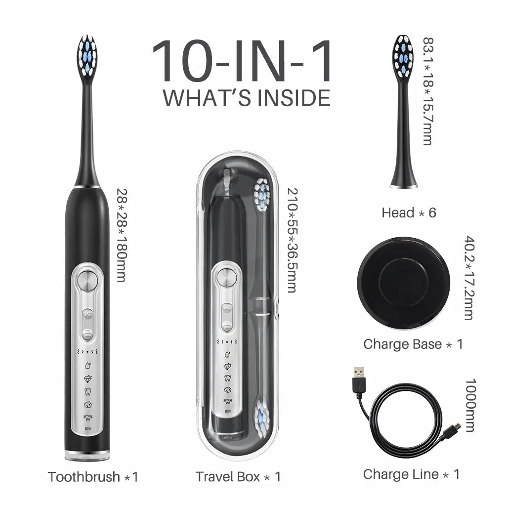 Electric Toothbrush With Timer - Alumis