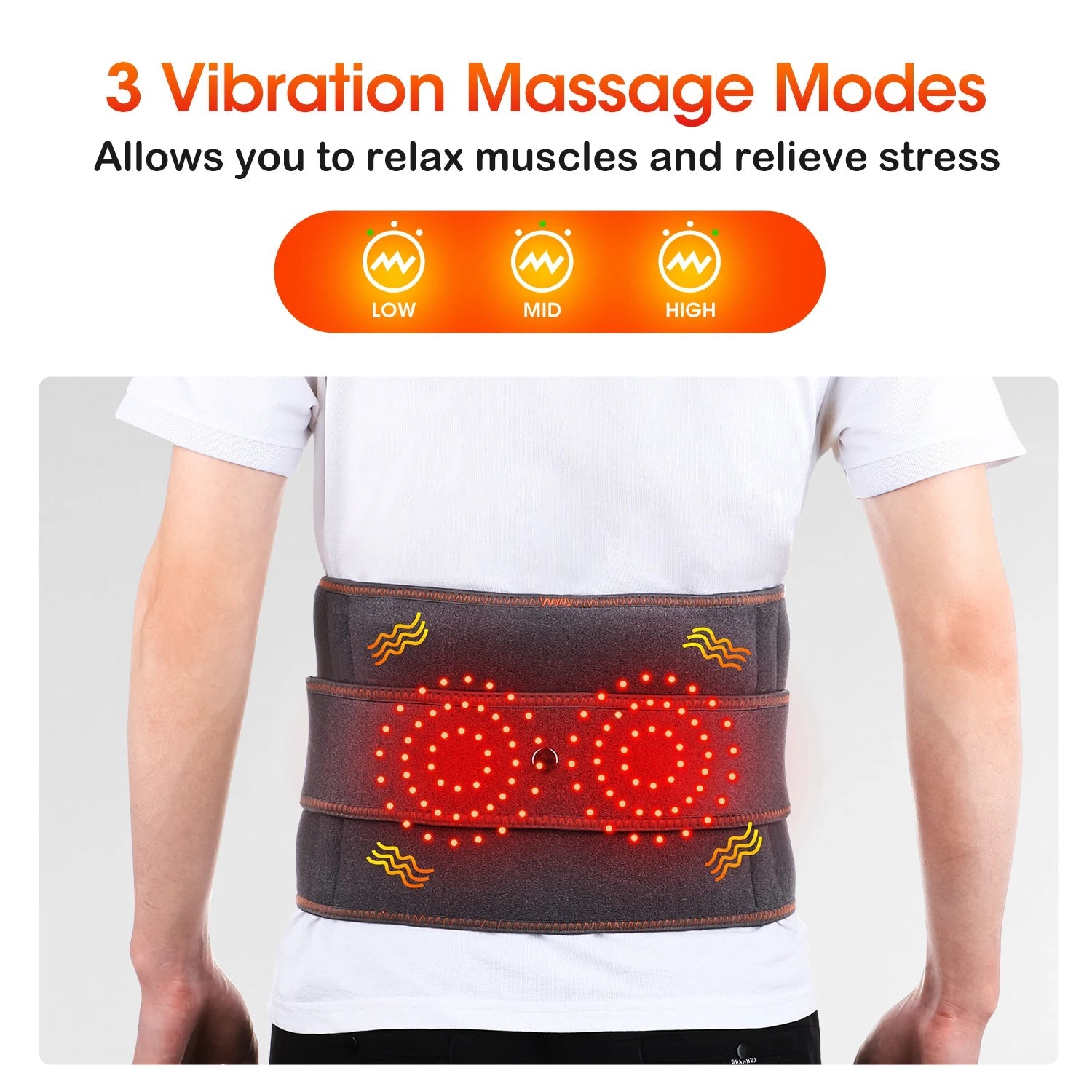 Electric Waist Massager with Infrared Heating - Alumis