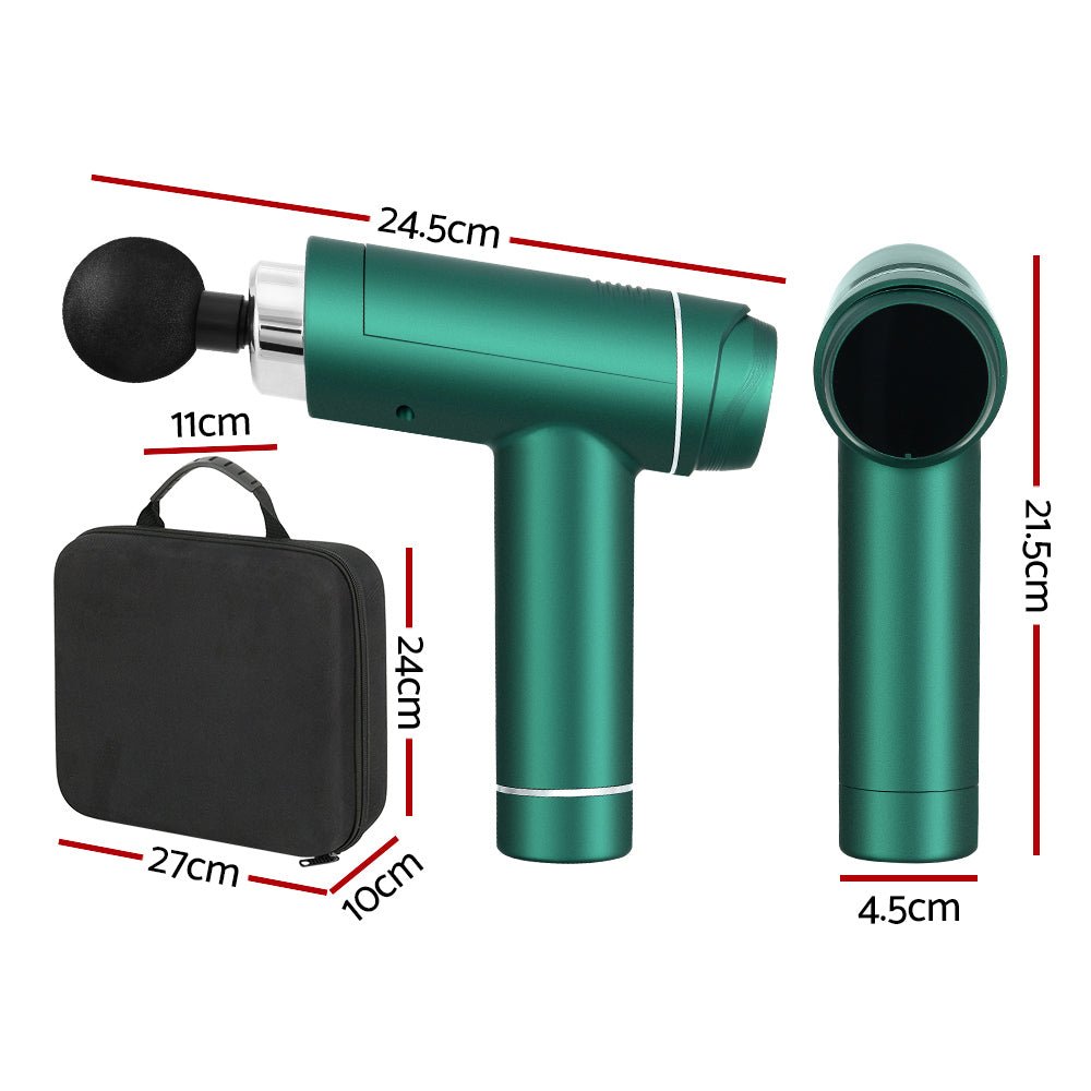 Everfit Massage Gun - Green - Alumis