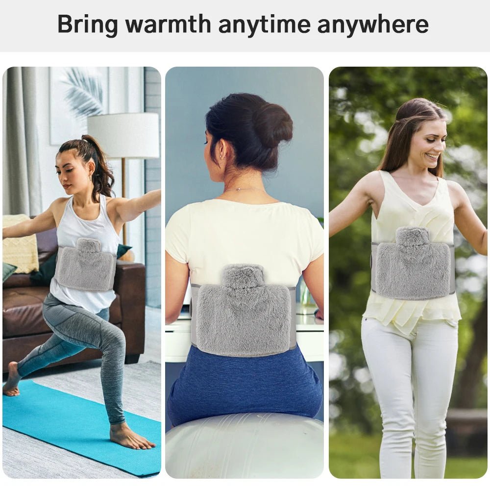 Graphene Hot Water Bottle With Strap - Alumis