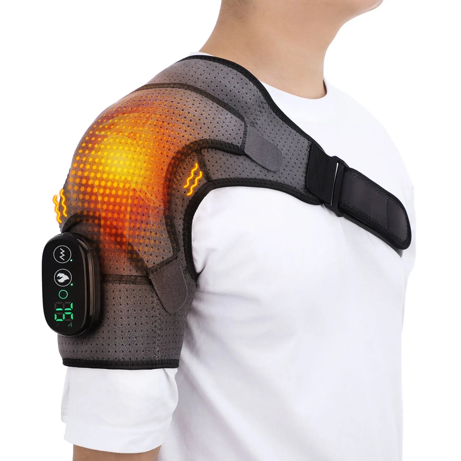 Heated Shoulder and Knee Massager - Alumis