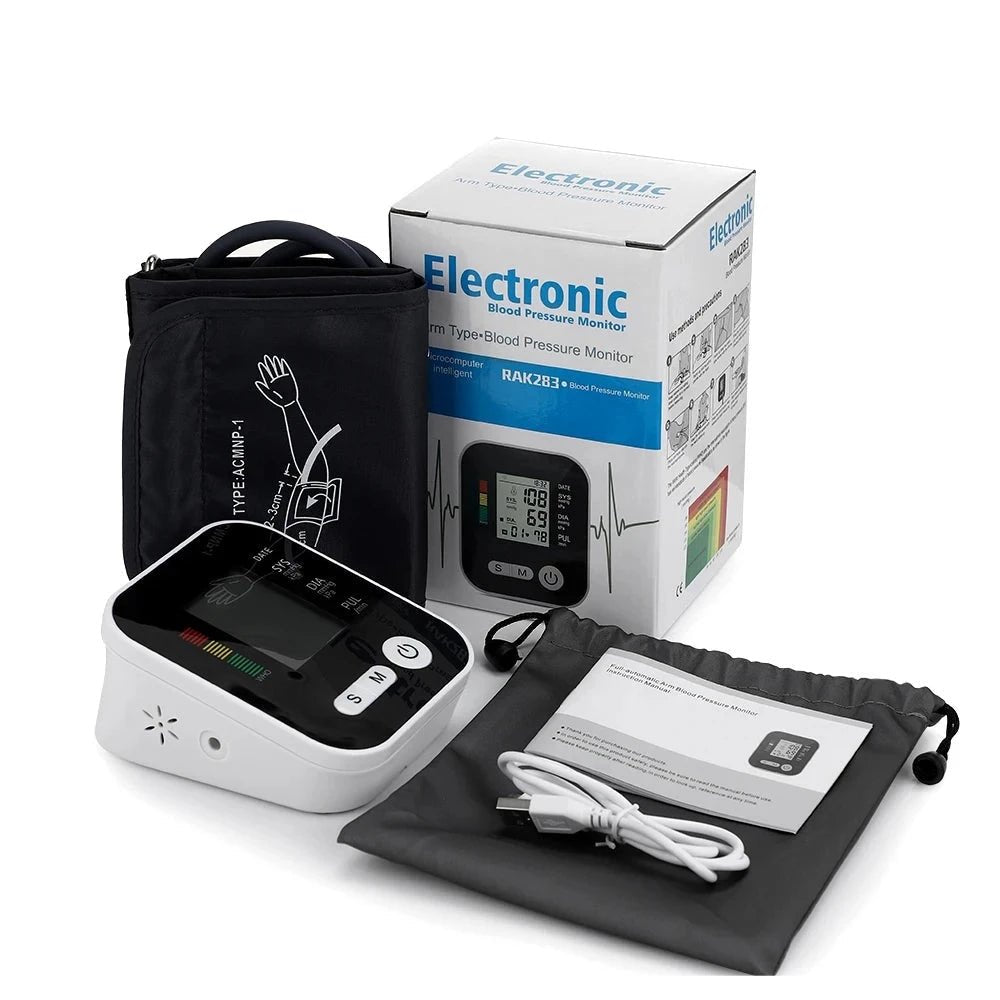 Large LCD Digital Blood Pressure Monitor - Alumis