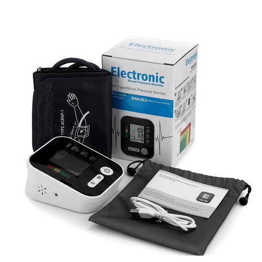 Large LCD Digital Blood Pressure Monitor - Alumis