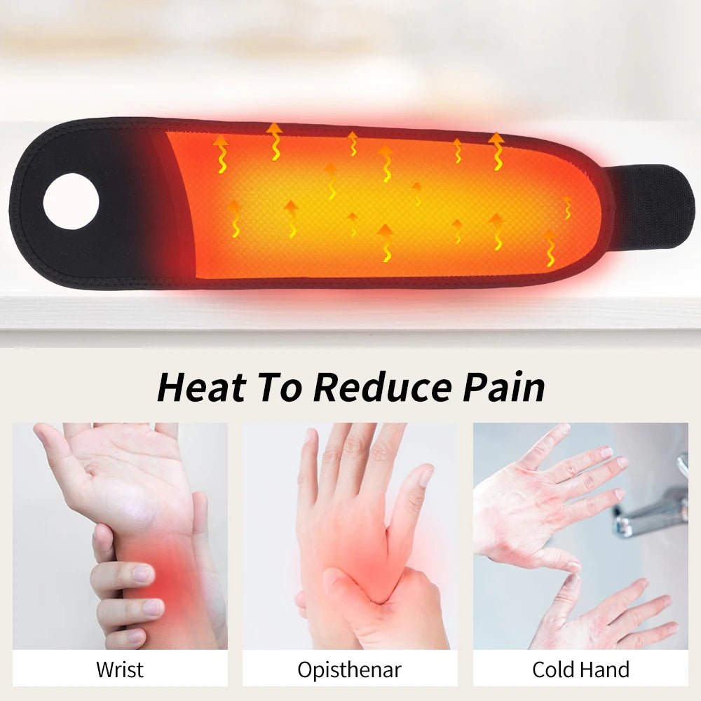 Massaging Wrist Brace With Heat - Alumis