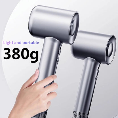 Professional Negative Ionic High - Speed Hair Dryer with LED Light - Alumis