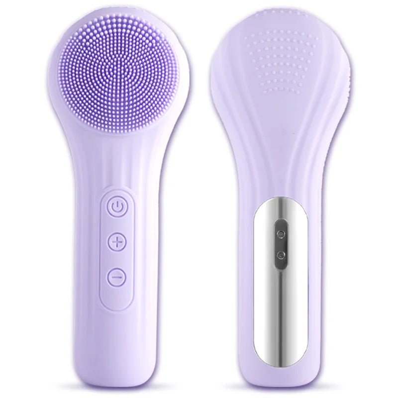 Sonic Waterproof Facial Cleansing Brush - Exfoliating Electric Face Scrubber - Alumis