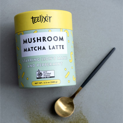 Teelixir Organic Mushroom Matcha Latte 100g - Alumis