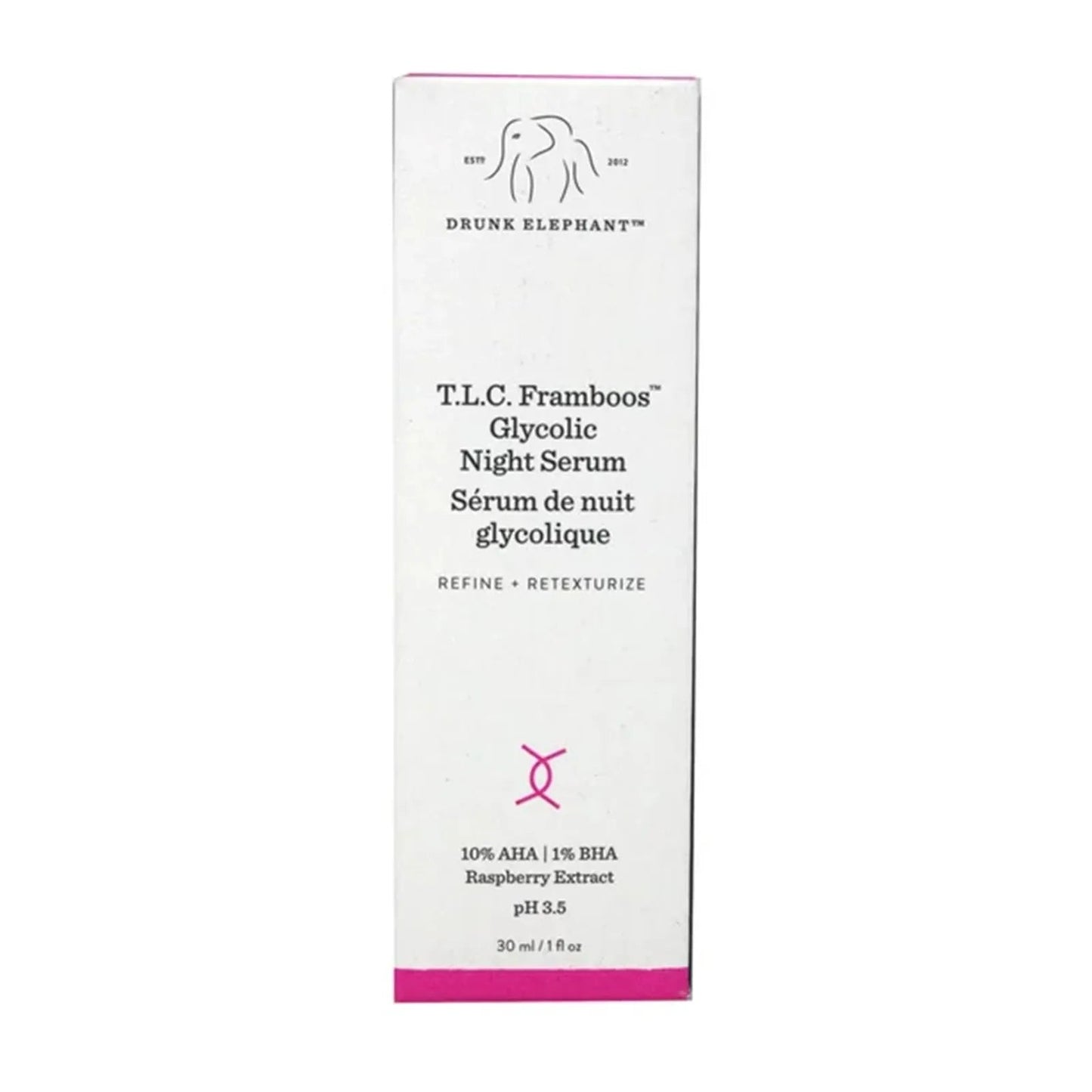 T.L.C. Framboos™ Glycolic Night Serum 30ml - Alumis